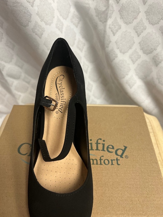 Shoes - Black, Mary Jane style, high heel